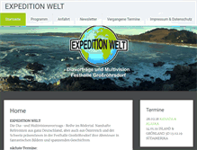 Tablet Screenshot of expeditionwelt.de